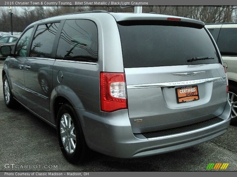 Billet Silver Metallic / Black/Light Graystone 2016 Chrysler Town & Country Touring