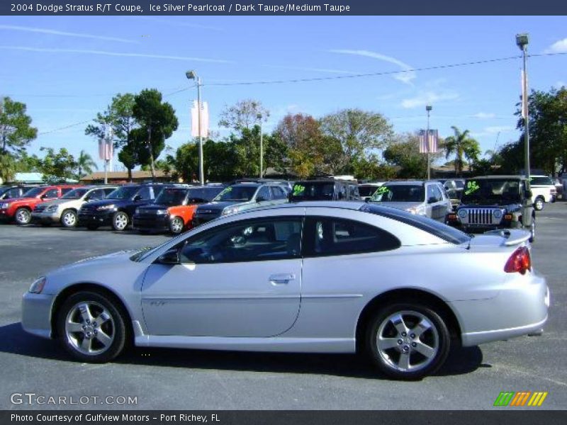 Ice Silver Pearlcoat / Dark Taupe/Medium Taupe 2004 Dodge Stratus R/T Coupe