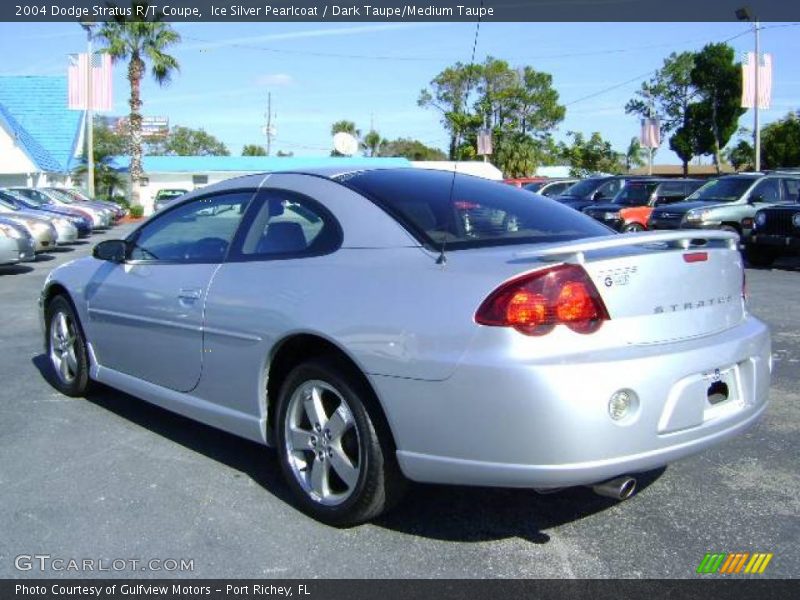Ice Silver Pearlcoat / Dark Taupe/Medium Taupe 2004 Dodge Stratus R/T Coupe