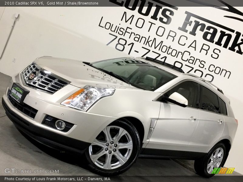 Gold Mist / Shale/Brownstone 2010 Cadillac SRX V6