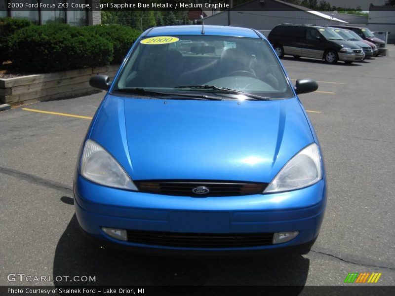 Light Sapphire Blue Metallic / Medium Graphite 2000 Ford Focus ZX3 Coupe