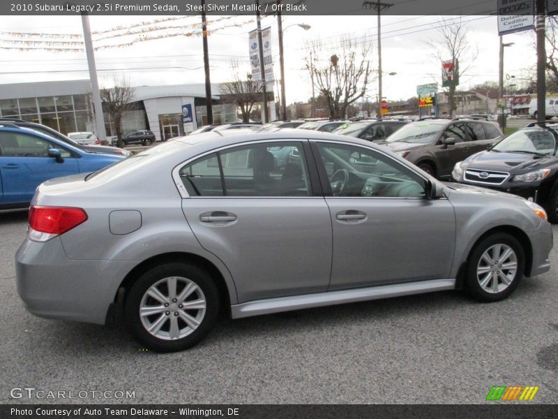 Steel Silver Metallic / Off Black 2010 Subaru Legacy 2.5i Premium Sedan