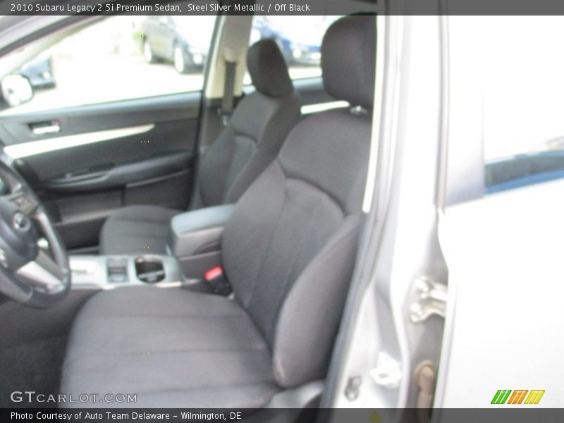Steel Silver Metallic / Off Black 2010 Subaru Legacy 2.5i Premium Sedan
