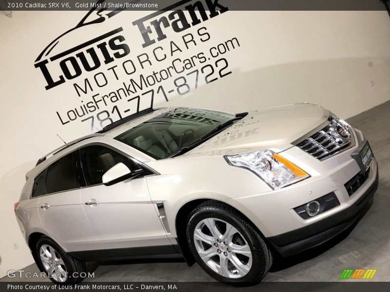 Gold Mist / Shale/Brownstone 2010 Cadillac SRX V6