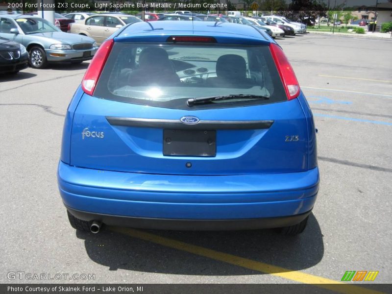 Light Sapphire Blue Metallic / Medium Graphite 2000 Ford Focus ZX3 Coupe