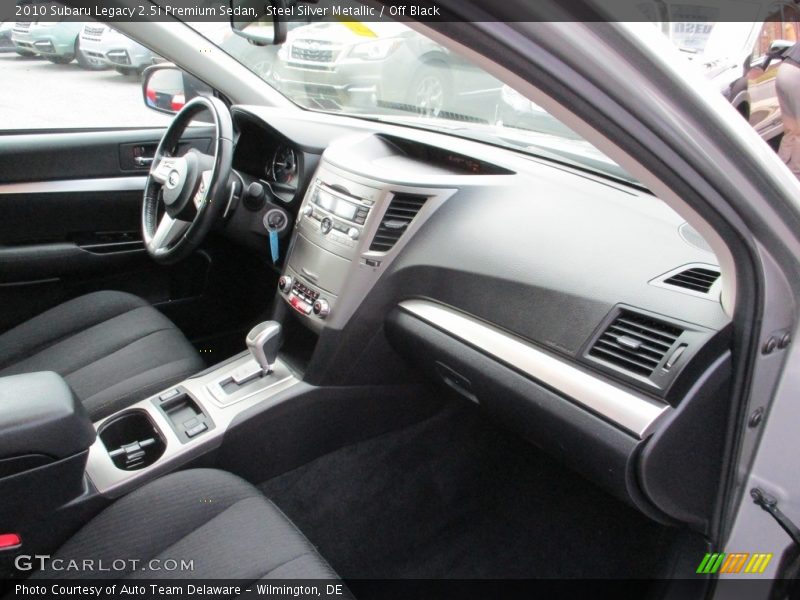 Steel Silver Metallic / Off Black 2010 Subaru Legacy 2.5i Premium Sedan