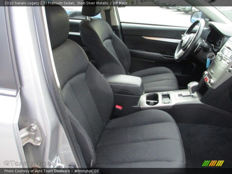 Steel Silver Metallic / Off Black 2010 Subaru Legacy 2.5i Premium Sedan