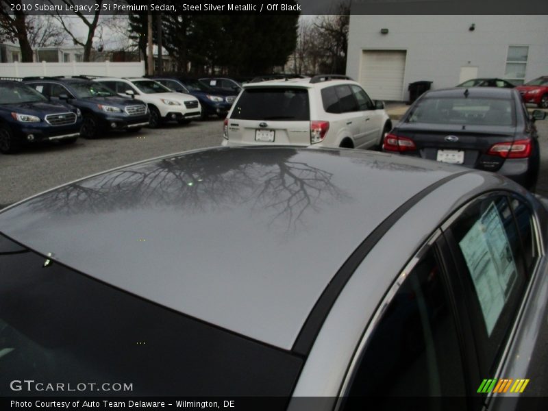 Steel Silver Metallic / Off Black 2010 Subaru Legacy 2.5i Premium Sedan