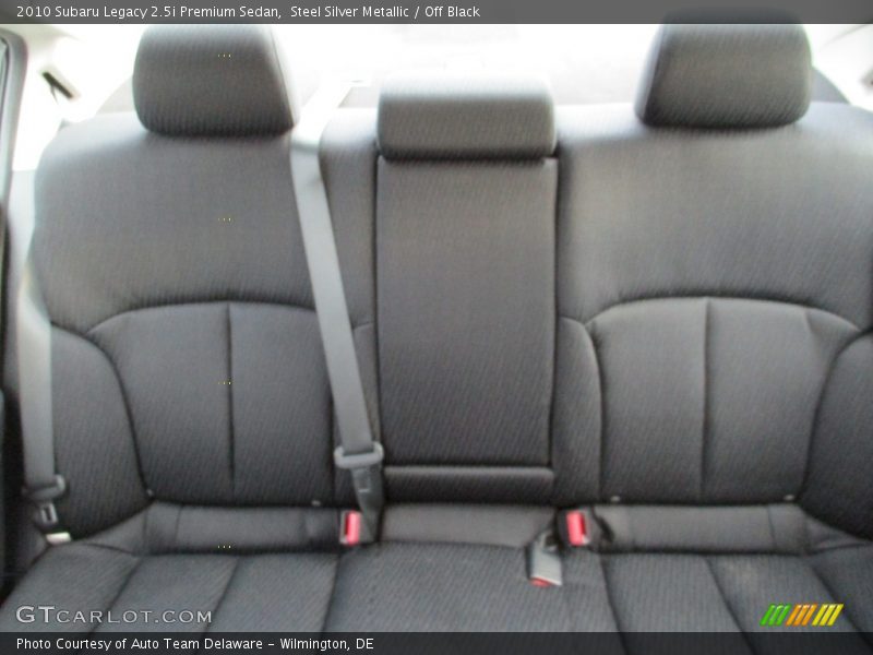 Steel Silver Metallic / Off Black 2010 Subaru Legacy 2.5i Premium Sedan