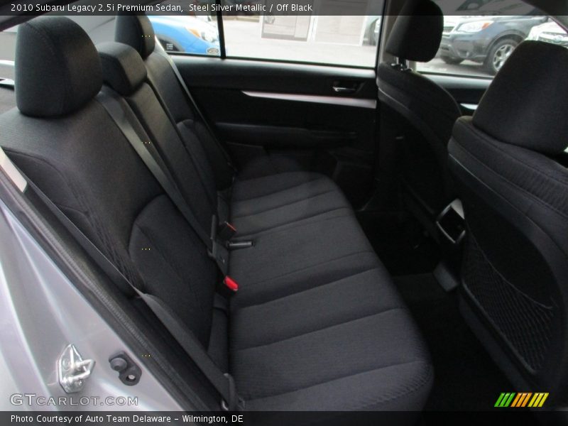 Steel Silver Metallic / Off Black 2010 Subaru Legacy 2.5i Premium Sedan
