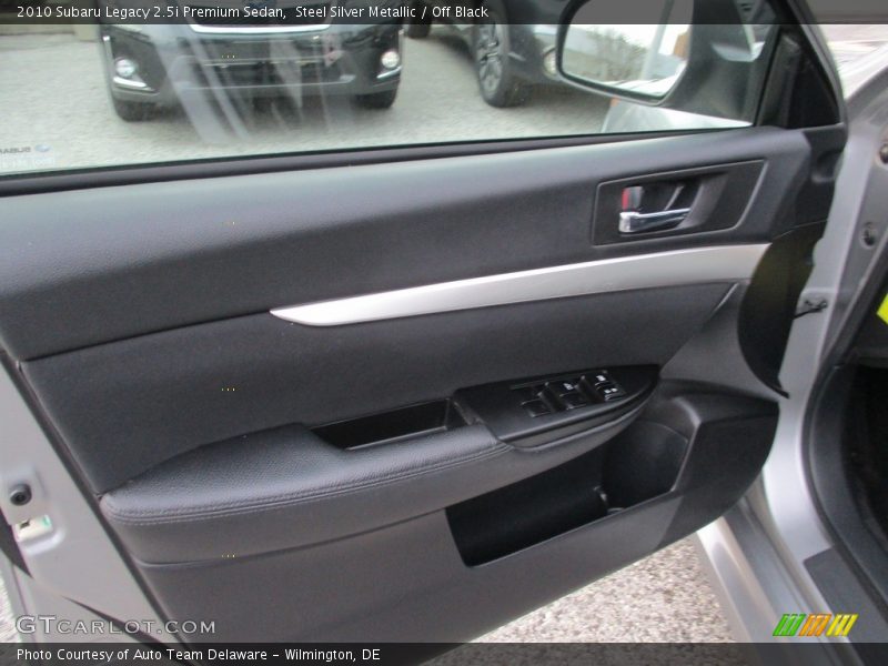 Steel Silver Metallic / Off Black 2010 Subaru Legacy 2.5i Premium Sedan