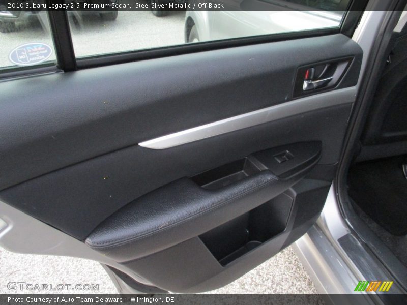 Steel Silver Metallic / Off Black 2010 Subaru Legacy 2.5i Premium Sedan