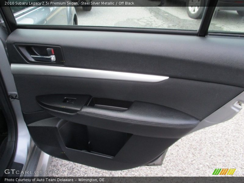 Steel Silver Metallic / Off Black 2010 Subaru Legacy 2.5i Premium Sedan