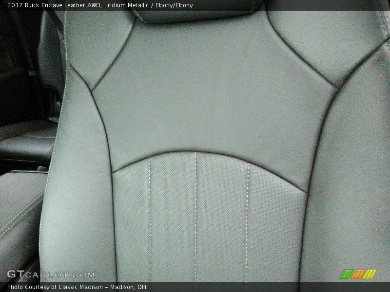 Iridium Metallic / Ebony/Ebony 2017 Buick Enclave Leather AWD