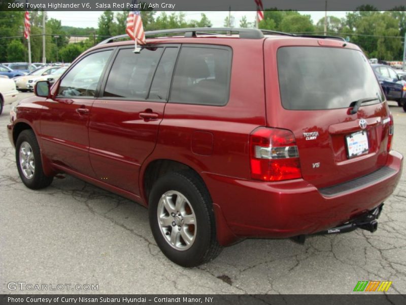 Salsa Red Pearl / Ash Gray 2006 Toyota Highlander V6