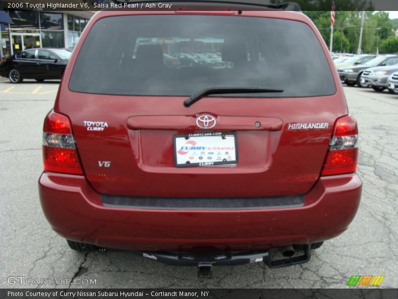 Salsa Red Pearl / Ash Gray 2006 Toyota Highlander V6