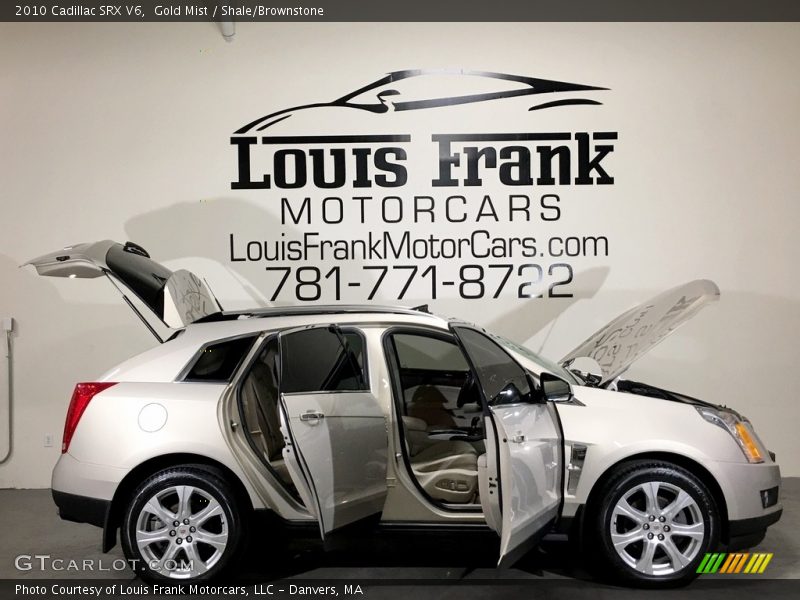 Gold Mist / Shale/Brownstone 2010 Cadillac SRX V6