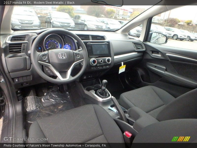  2017 Fit EX Black Interior