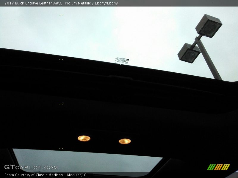 Iridium Metallic / Ebony/Ebony 2017 Buick Enclave Leather AWD