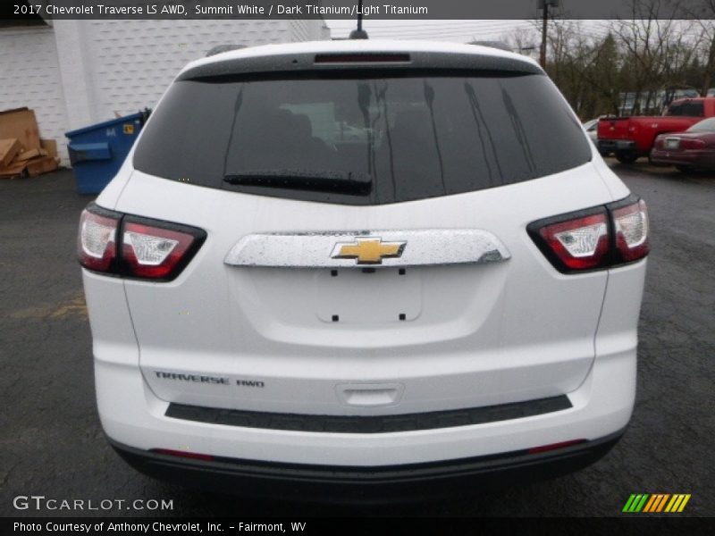 Summit White / Dark Titanium/Light Titanium 2017 Chevrolet Traverse LS AWD