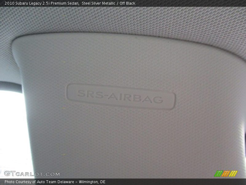 Steel Silver Metallic / Off Black 2010 Subaru Legacy 2.5i Premium Sedan