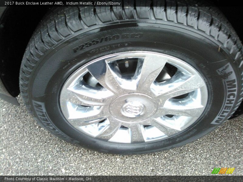 Iridium Metallic / Ebony/Ebony 2017 Buick Enclave Leather AWD