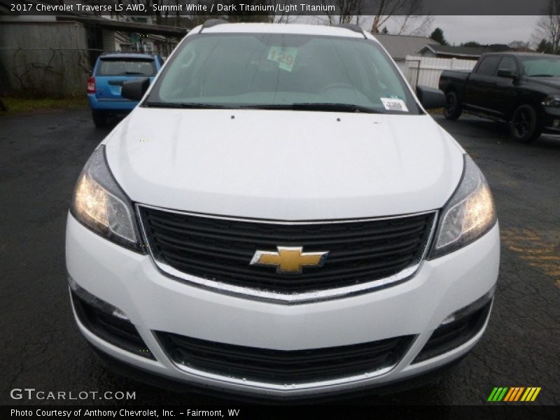 Summit White / Dark Titanium/Light Titanium 2017 Chevrolet Traverse LS AWD