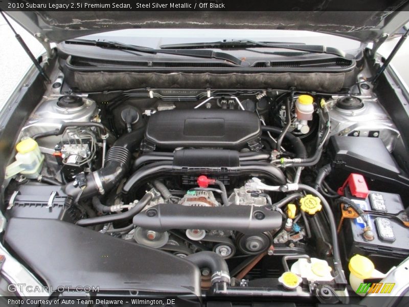 Steel Silver Metallic / Off Black 2010 Subaru Legacy 2.5i Premium Sedan