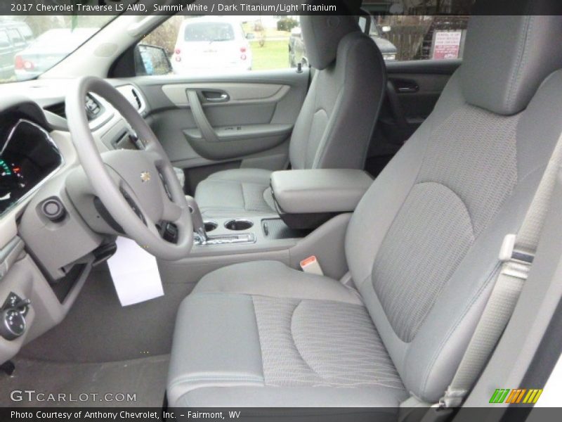 Summit White / Dark Titanium/Light Titanium 2017 Chevrolet Traverse LS AWD