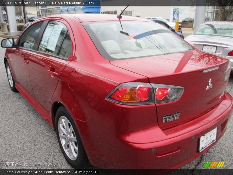 Rally Red Metallic / Black 2013 Mitsubishi Lancer ES