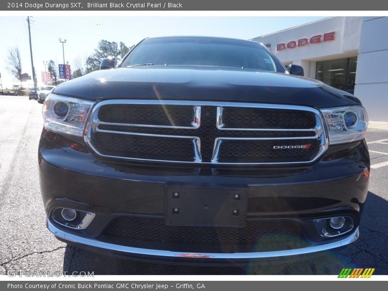 Brilliant Black Crystal Pearl / Black 2014 Dodge Durango SXT