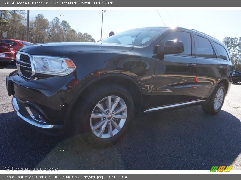 Brilliant Black Crystal Pearl / Black 2014 Dodge Durango SXT