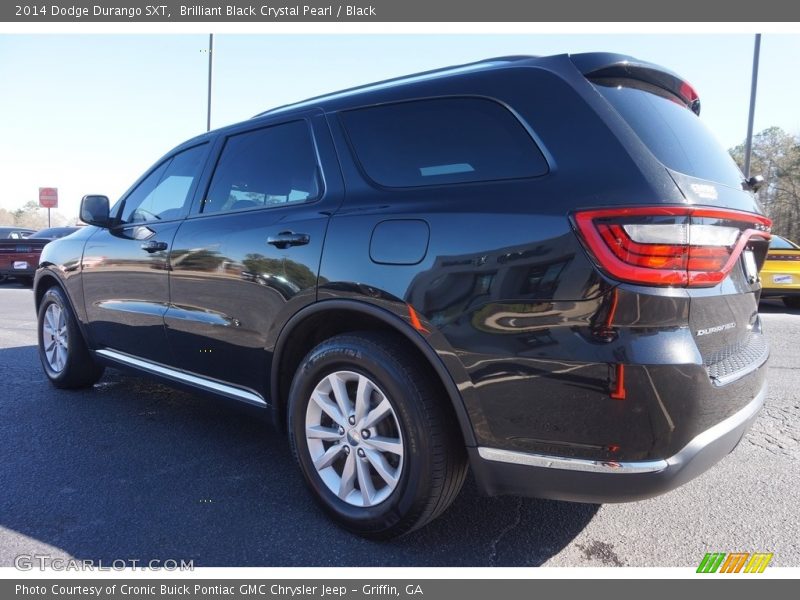 Brilliant Black Crystal Pearl / Black 2014 Dodge Durango SXT