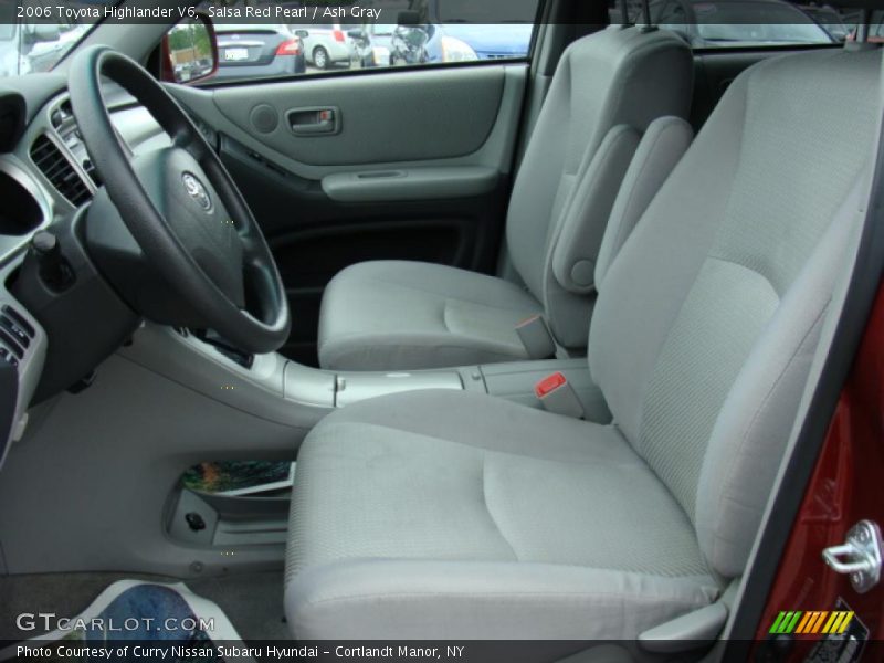 Salsa Red Pearl / Ash Gray 2006 Toyota Highlander V6