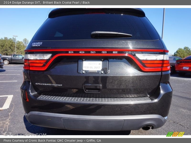 Brilliant Black Crystal Pearl / Black 2014 Dodge Durango SXT