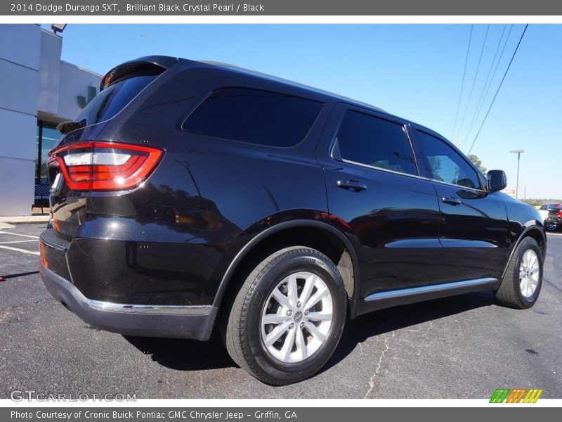 Brilliant Black Crystal Pearl / Black 2014 Dodge Durango SXT
