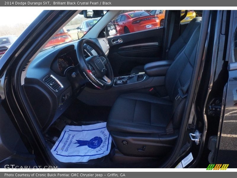 Brilliant Black Crystal Pearl / Black 2014 Dodge Durango SXT