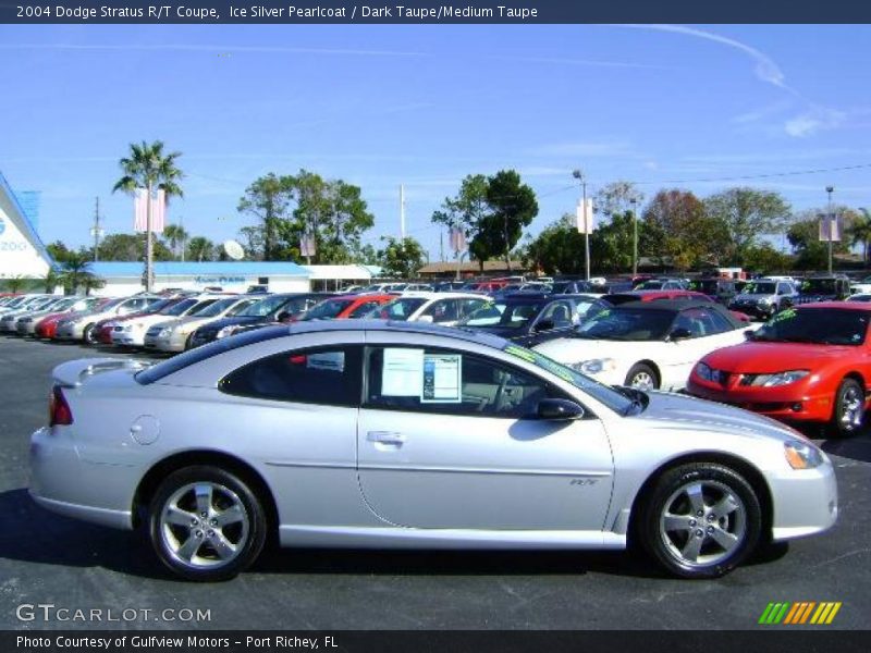 Ice Silver Pearlcoat / Dark Taupe/Medium Taupe 2004 Dodge Stratus R/T Coupe
