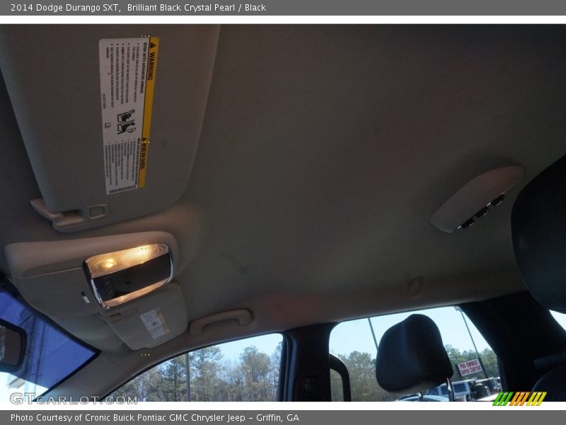 Brilliant Black Crystal Pearl / Black 2014 Dodge Durango SXT