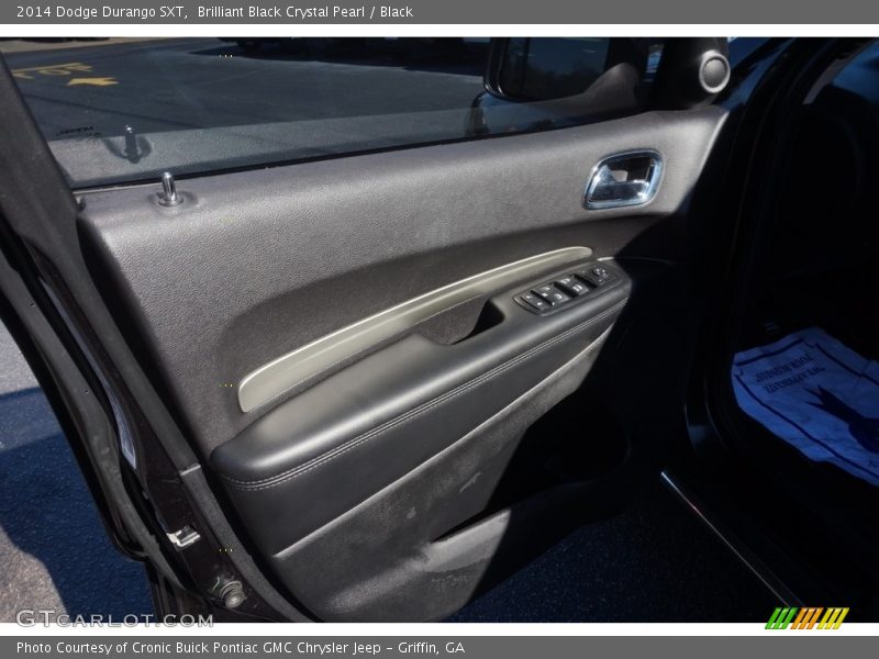 Brilliant Black Crystal Pearl / Black 2014 Dodge Durango SXT