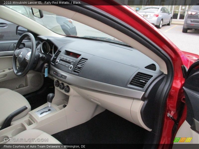Rally Red Metallic / Black 2013 Mitsubishi Lancer ES