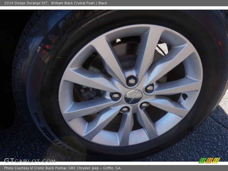 Brilliant Black Crystal Pearl / Black 2014 Dodge Durango SXT