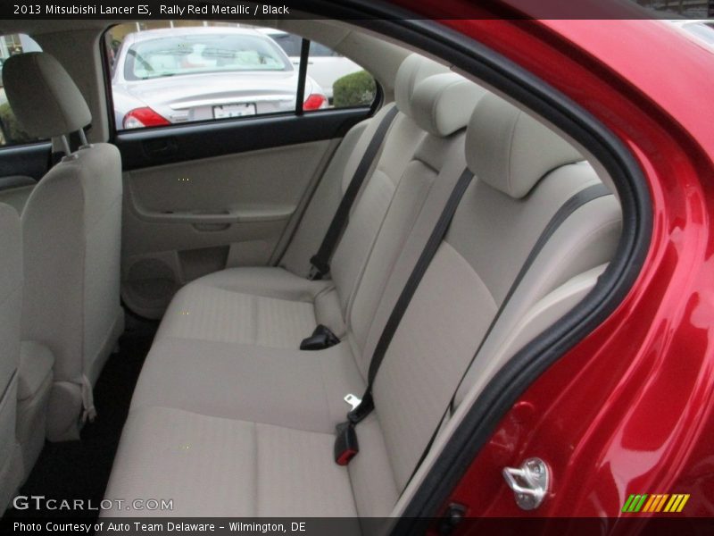 Rally Red Metallic / Black 2013 Mitsubishi Lancer ES