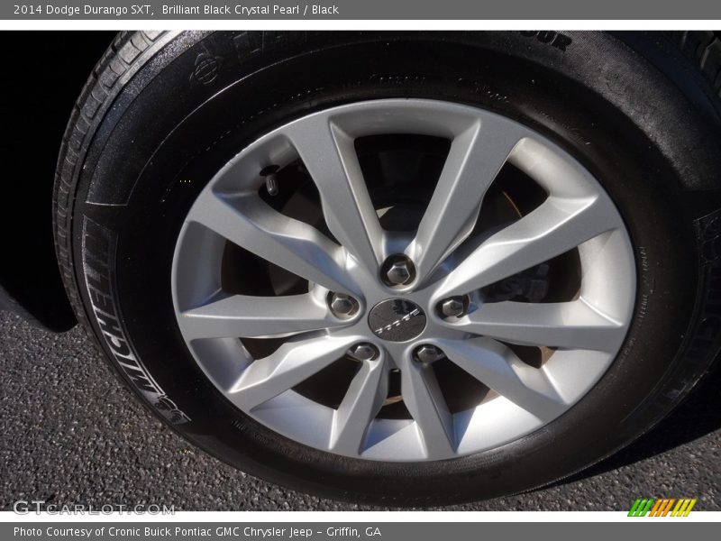 Brilliant Black Crystal Pearl / Black 2014 Dodge Durango SXT