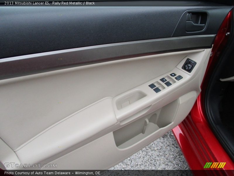 Rally Red Metallic / Black 2013 Mitsubishi Lancer ES