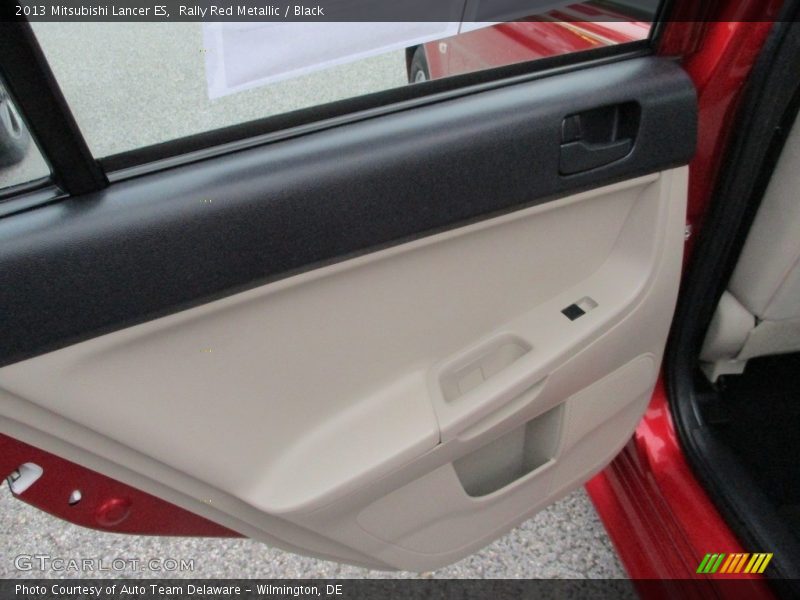 Rally Red Metallic / Black 2013 Mitsubishi Lancer ES