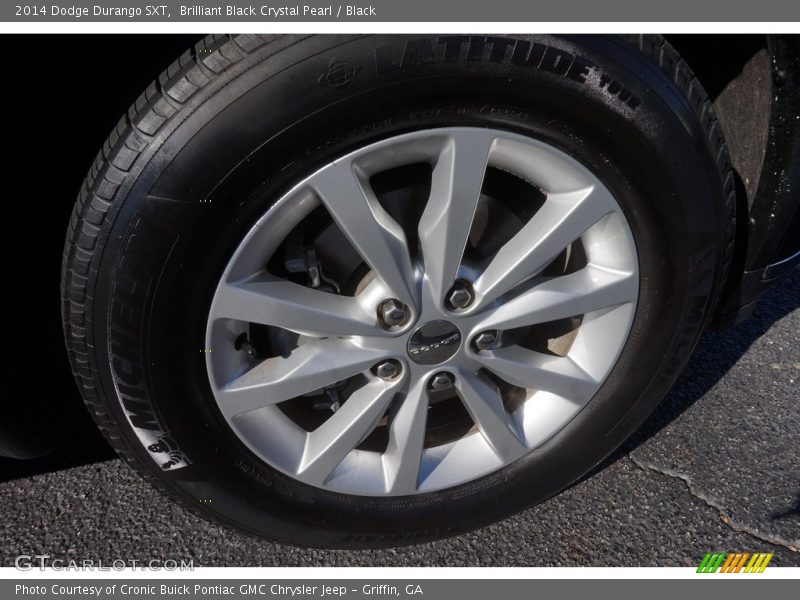 Brilliant Black Crystal Pearl / Black 2014 Dodge Durango SXT
