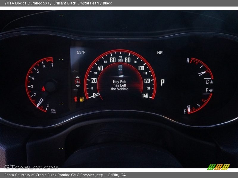 Brilliant Black Crystal Pearl / Black 2014 Dodge Durango SXT