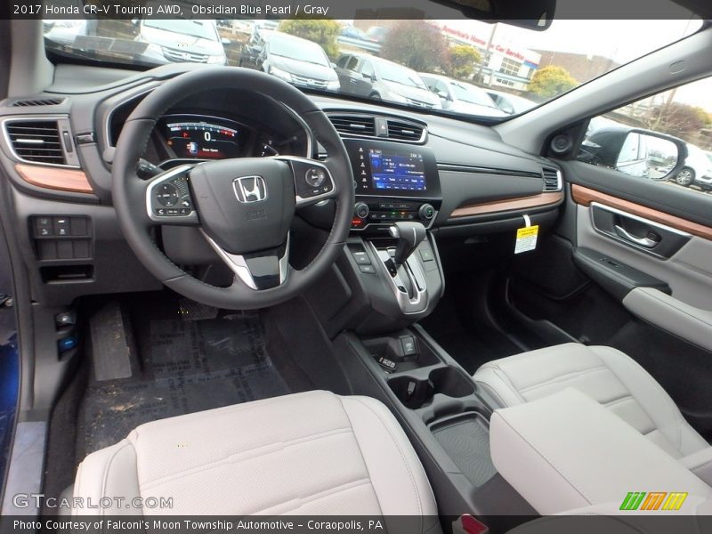  2017 CR-V Touring AWD Gray Interior