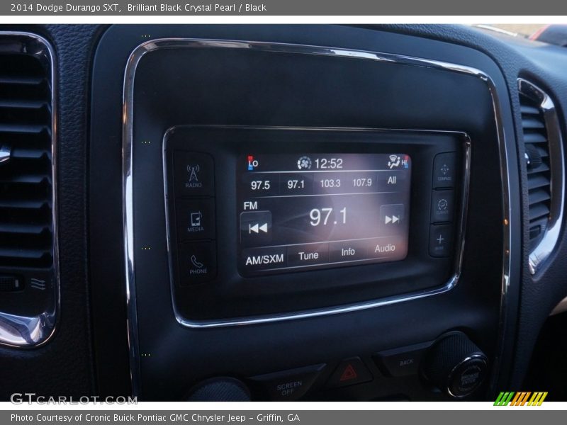 Brilliant Black Crystal Pearl / Black 2014 Dodge Durango SXT